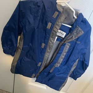 Columbia Kids Raincoat in Blue and Gray